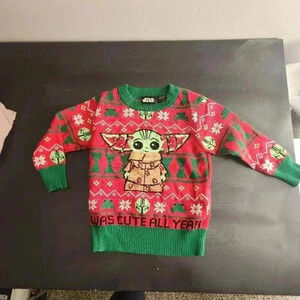 Star Wars Baby Yoda Grogu Christmas Holiday Sweater